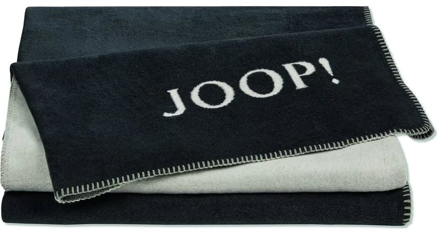 JOOP! Deka Uni-Doubleface 150 × 200 cm, antracitová popolavá