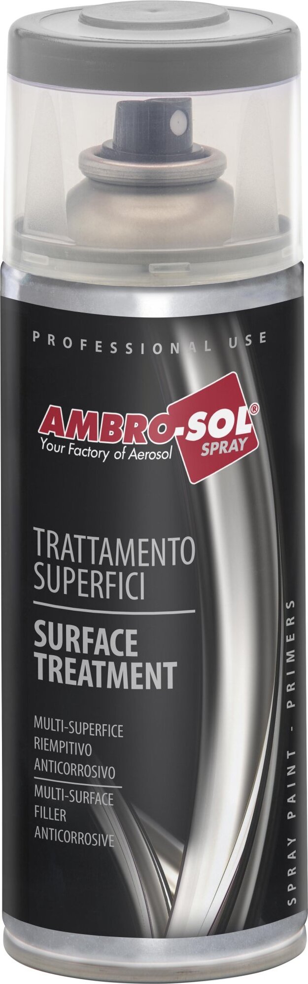 AMBRO-SOL Antikorózny základový náter v spreji Antirust Primer 400 ml sivý, AS.V400PAST.1
