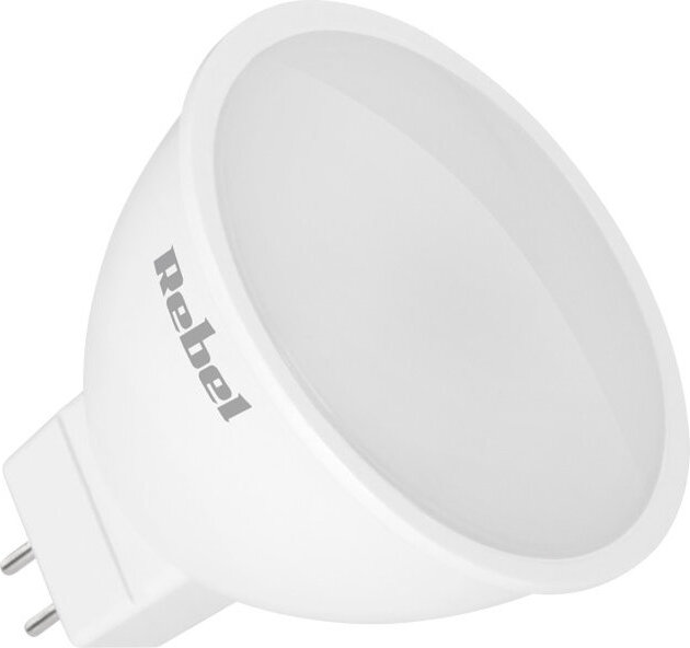 Rebel ZAR0573 LED žárovka MR16 GU5.3, 6 W, 540 lm, 3000 K, 230 V, teplá bílá