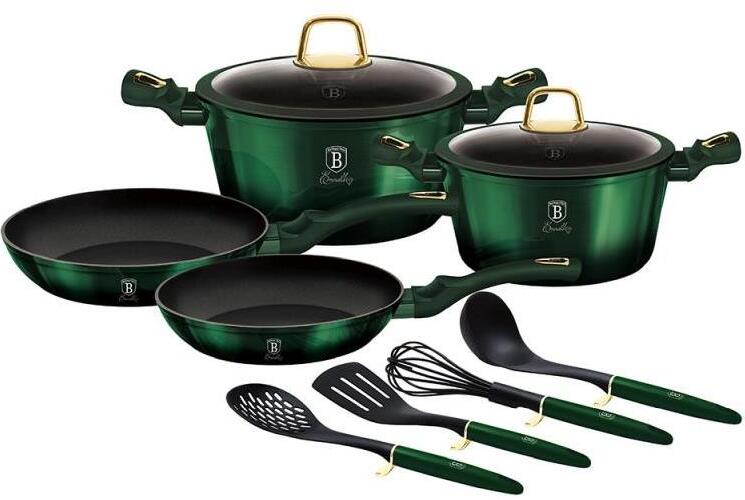 BERLINGERHAUS Súprava riadu s titánovým povrchom 10 ks Emerald Collection