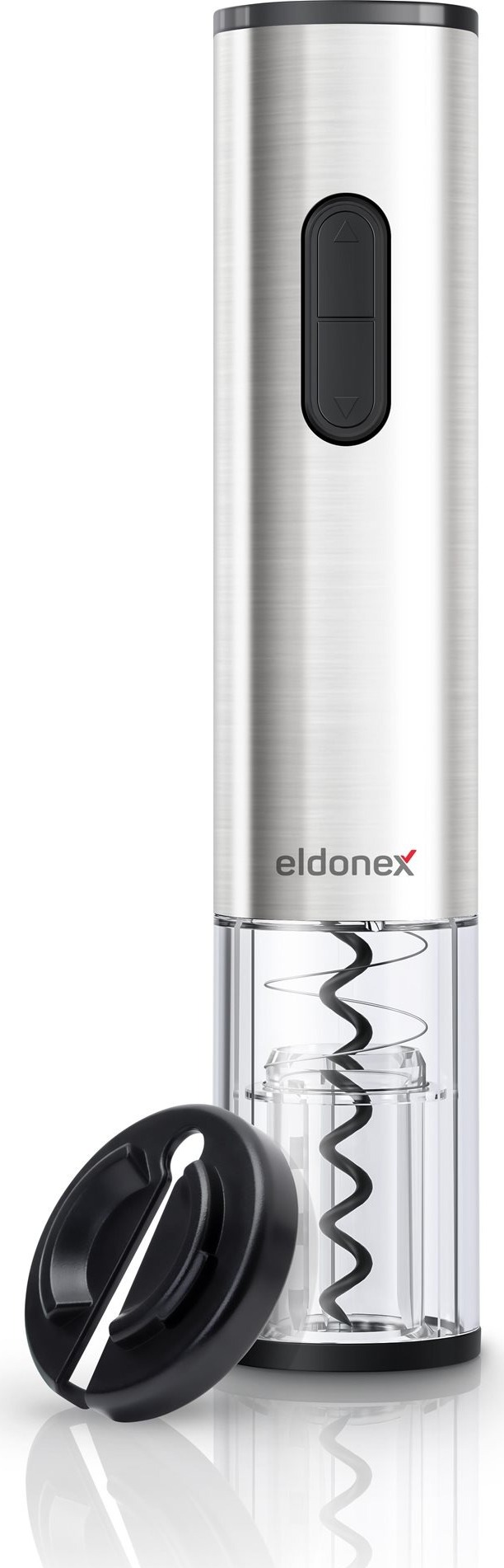 ELDONEX WineSpin Premium elektrický otvárač na víno, strieborný