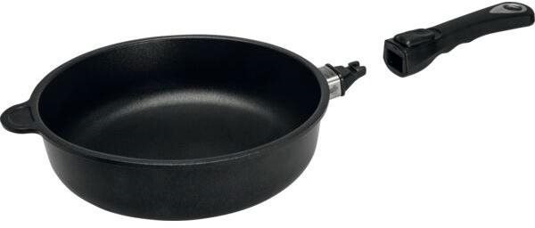 AMT Gastroguss Liatinová panvica 24 cm, vhodná na indukciu, s odnímateľnou rukoväťou