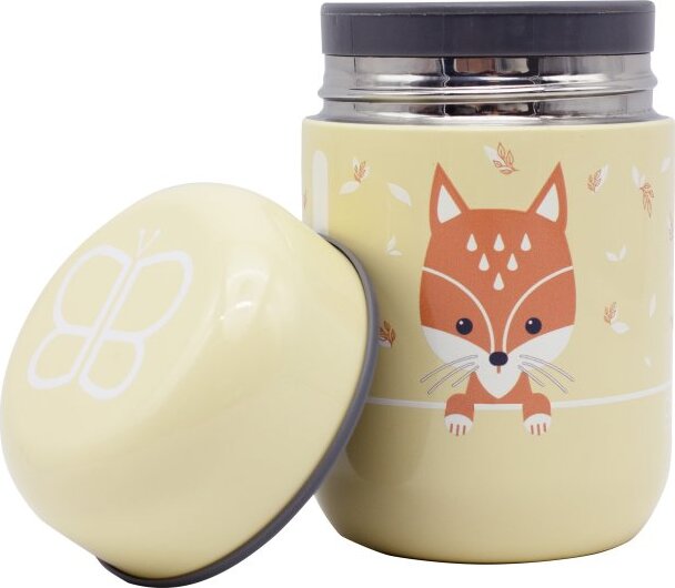 Bblüv Termobox s lyžičkou Foöd Sand Fox