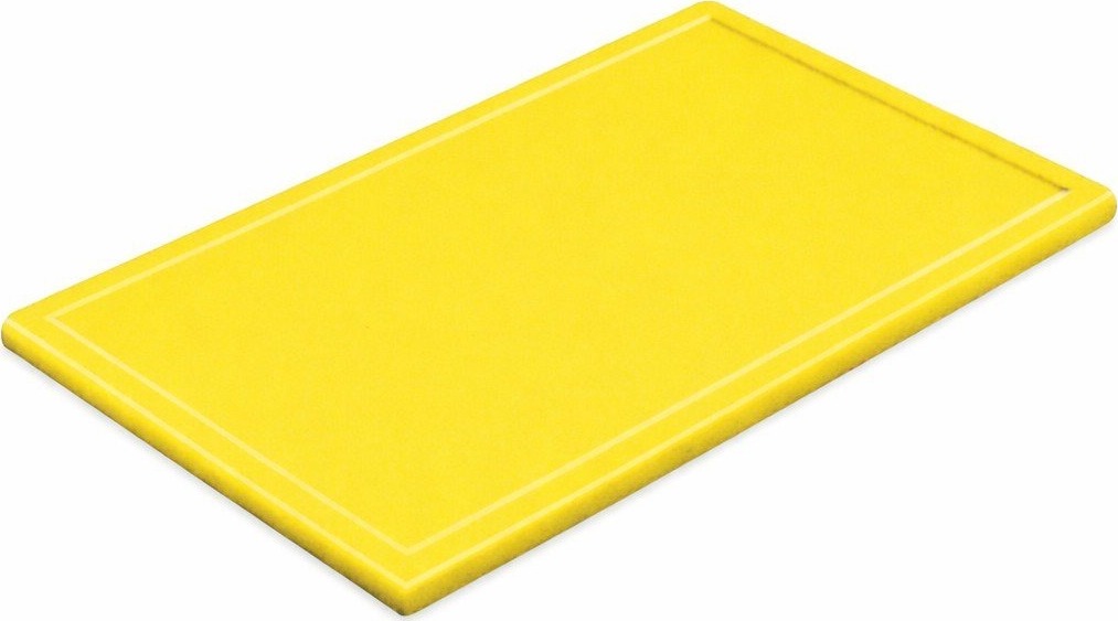 Gastro Doska na krájanie bez drážky a nožičiek GN 1/1 53 × 32,5 cm, žltá