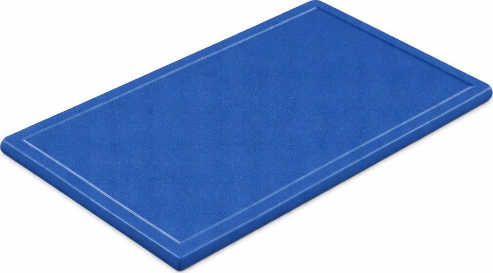 Gastro Krájacia doska bez drážky a nožičiek GN 1/1 53 × 32,5 cm, modrá