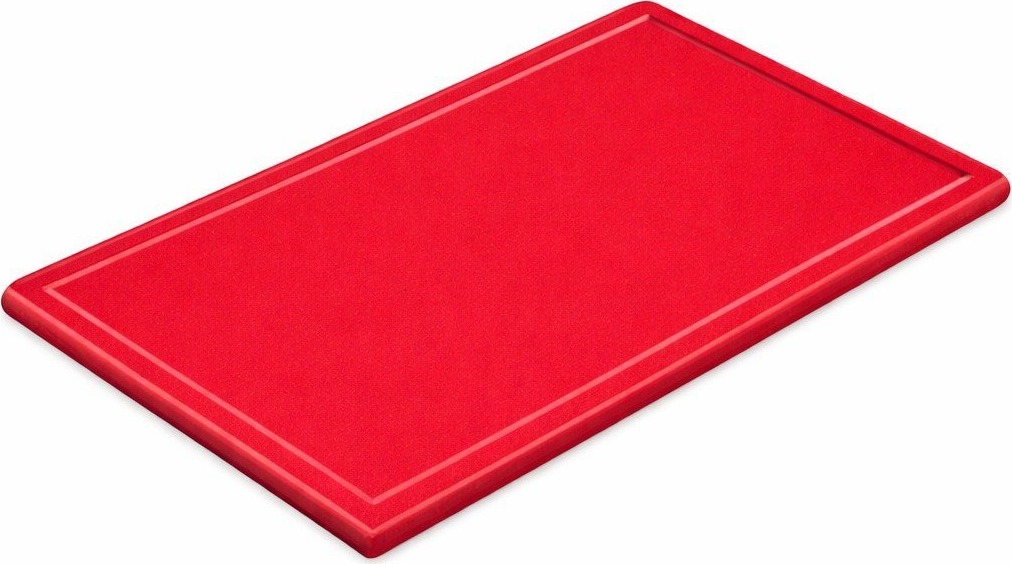 Gastro Krájacia doska bez drážky a nožičiek GN 1/1 53 × 32,5 cm, červená