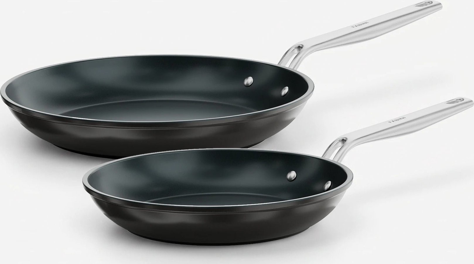 FABINI súprava panvíc Meda 5.0 Pro 20 cm + 26 cm, 2 diely, čierna
