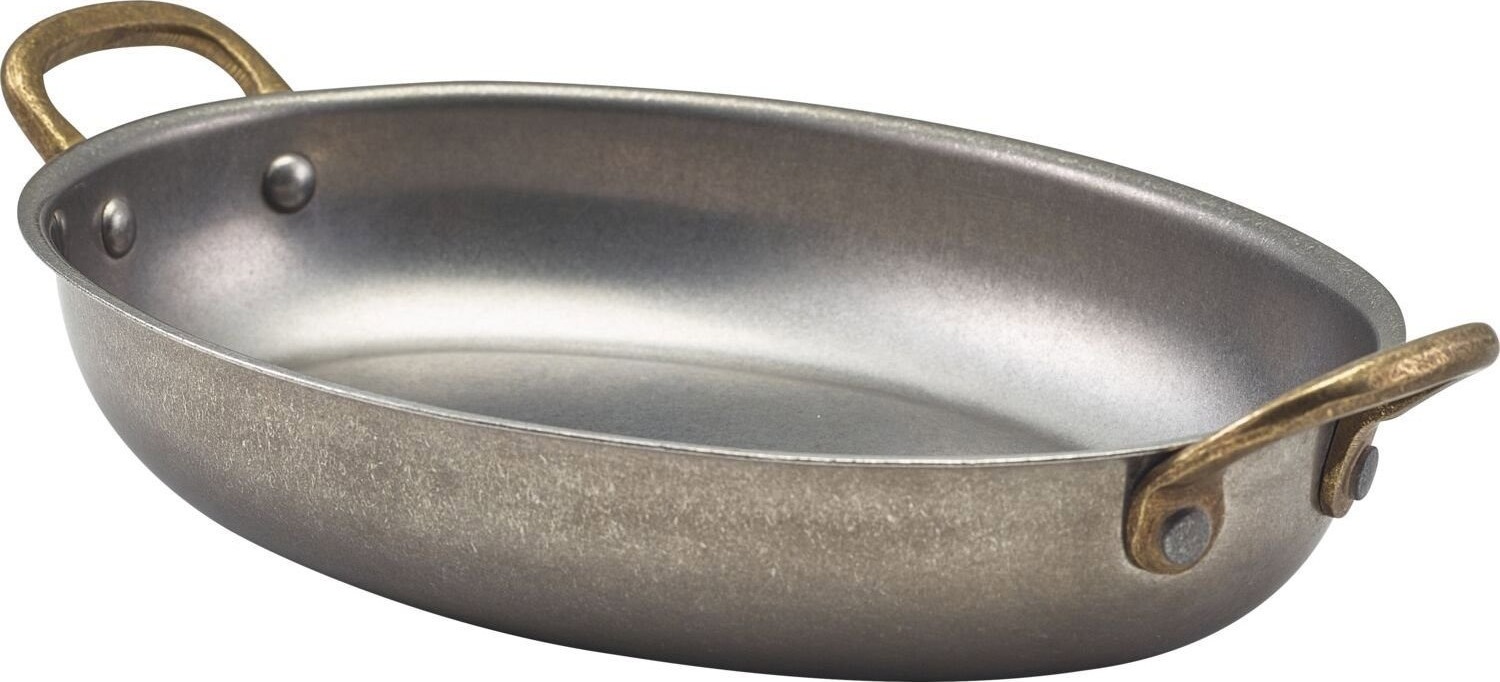 GENWARE Servírovací hrniec oválny, antikoro Vintage, objem 0,7 l, výška 4 cm
