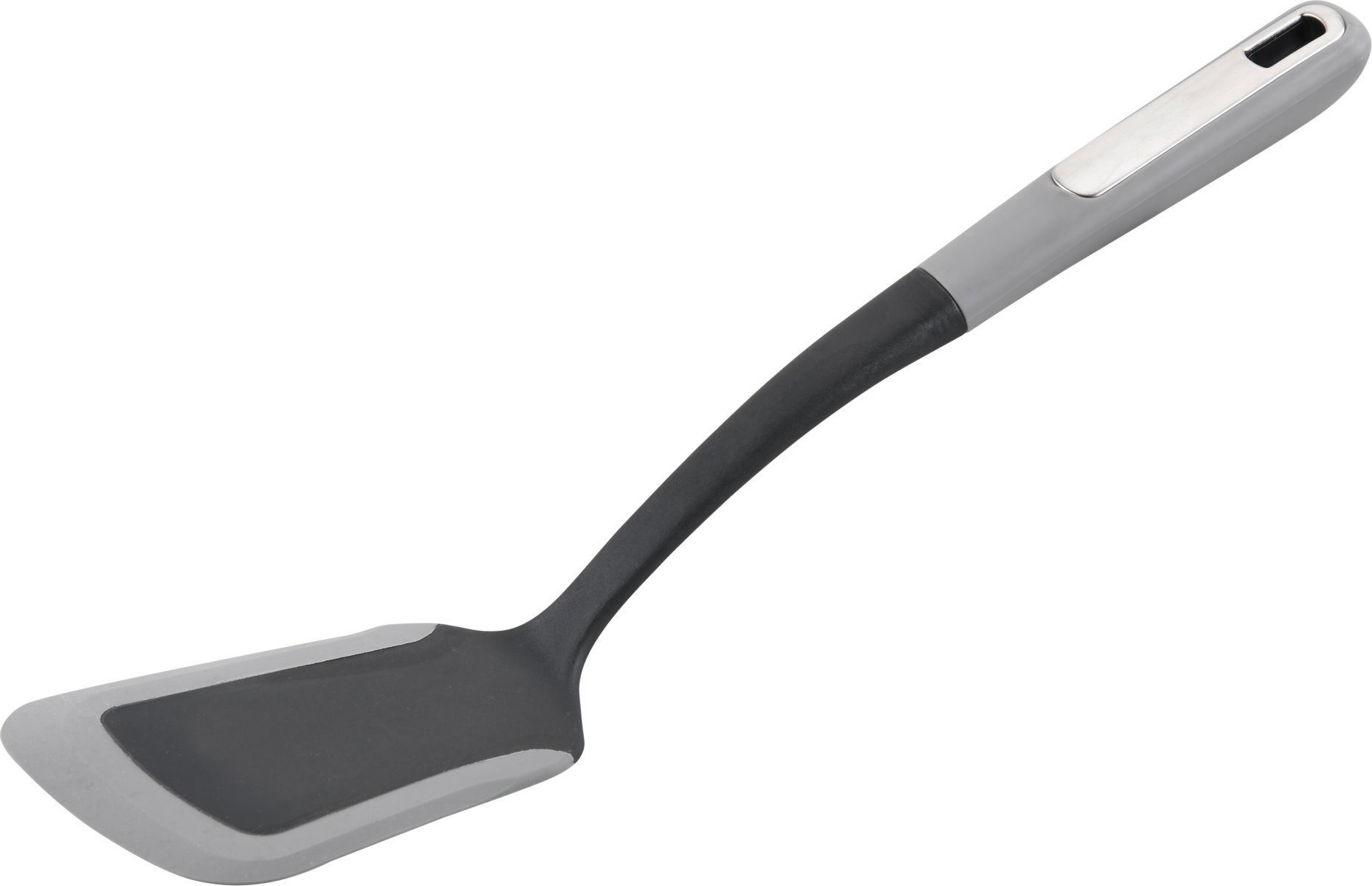 KESPER Obracačka so silikónovým okrajom 36,5 cm, sivá