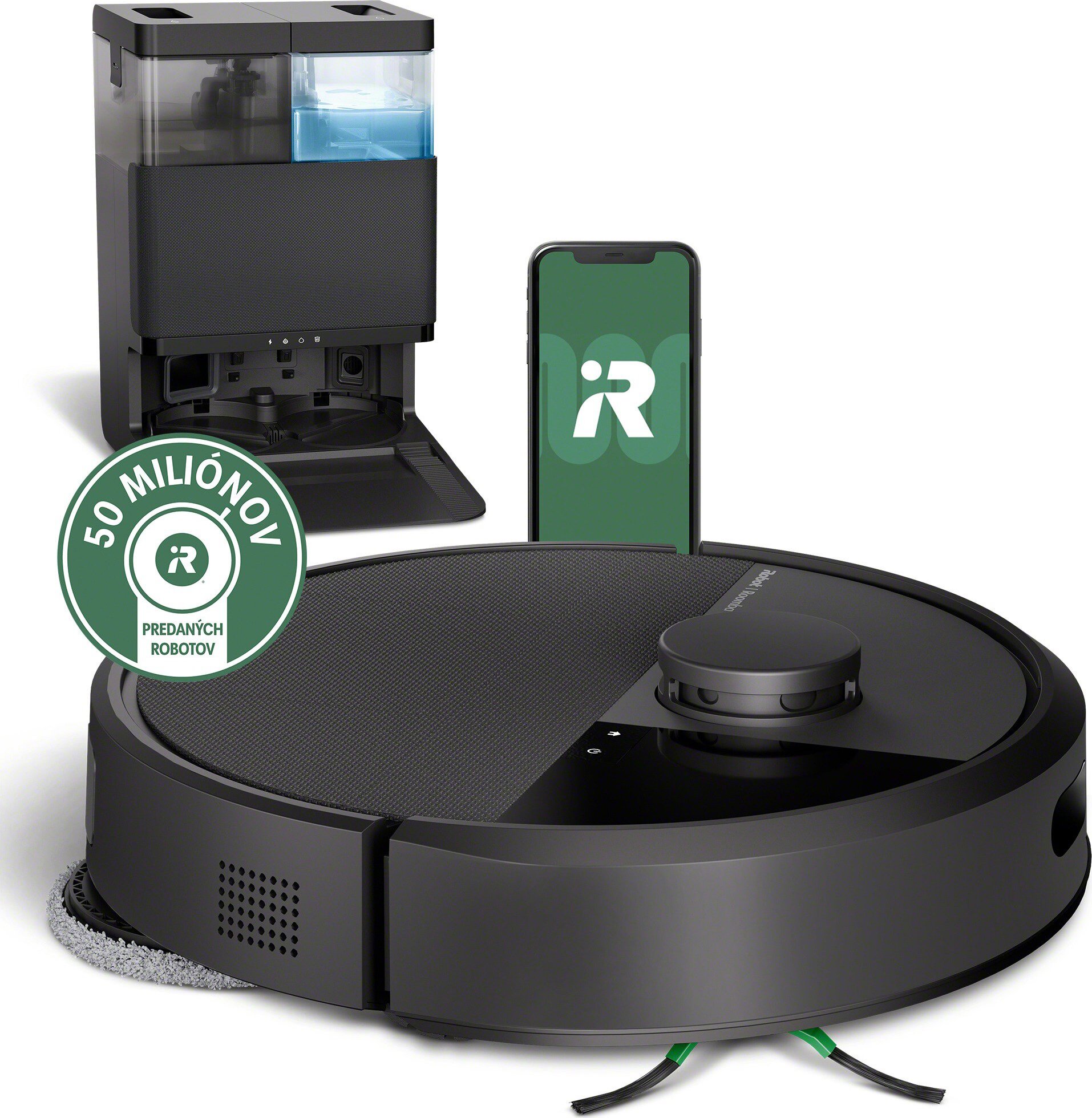 iRobot Roomba Plus 405 Combo + AutoWash dock Black
