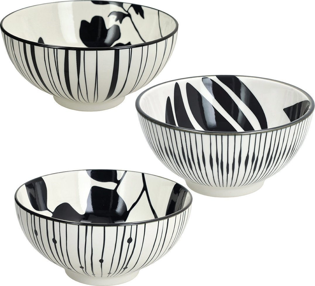 Tognana Súprava misiek 6 ks 15 cm NOIR BLOOM