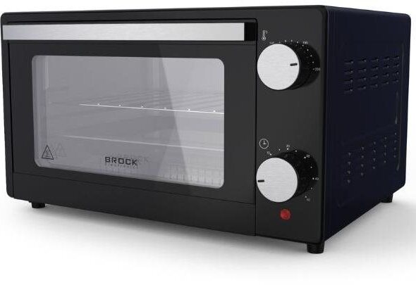 Brock mini elektrická rúra 9 l, 650 W, čierna, samostatne stojaca