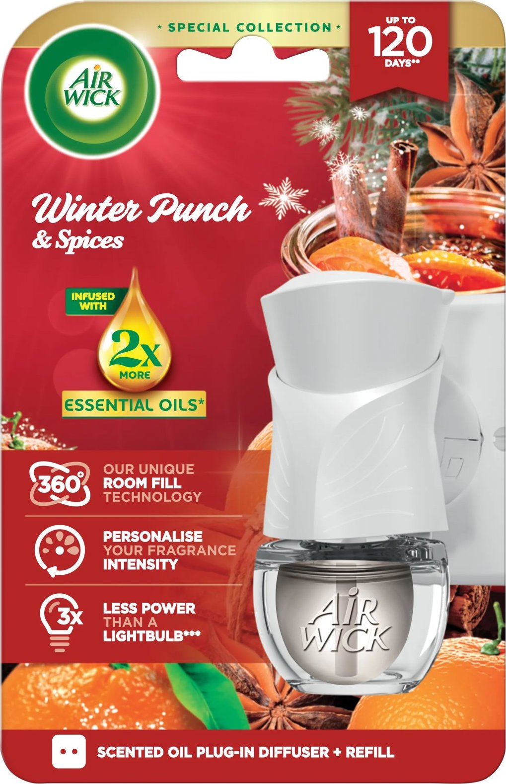 AIR WICK Electric komplet Zimný punč 19 ml