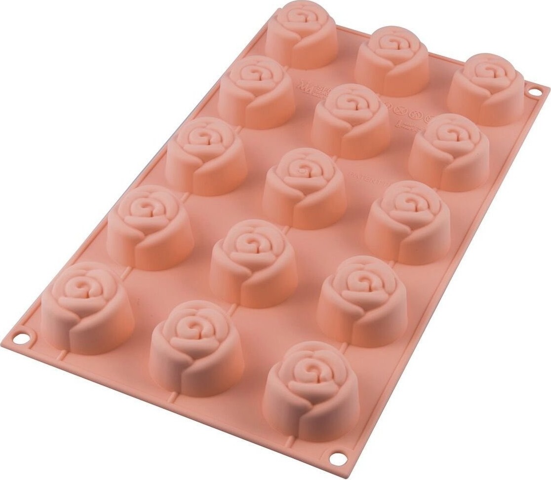Silikomart Silikónová forma na pečenie Small Rose 15