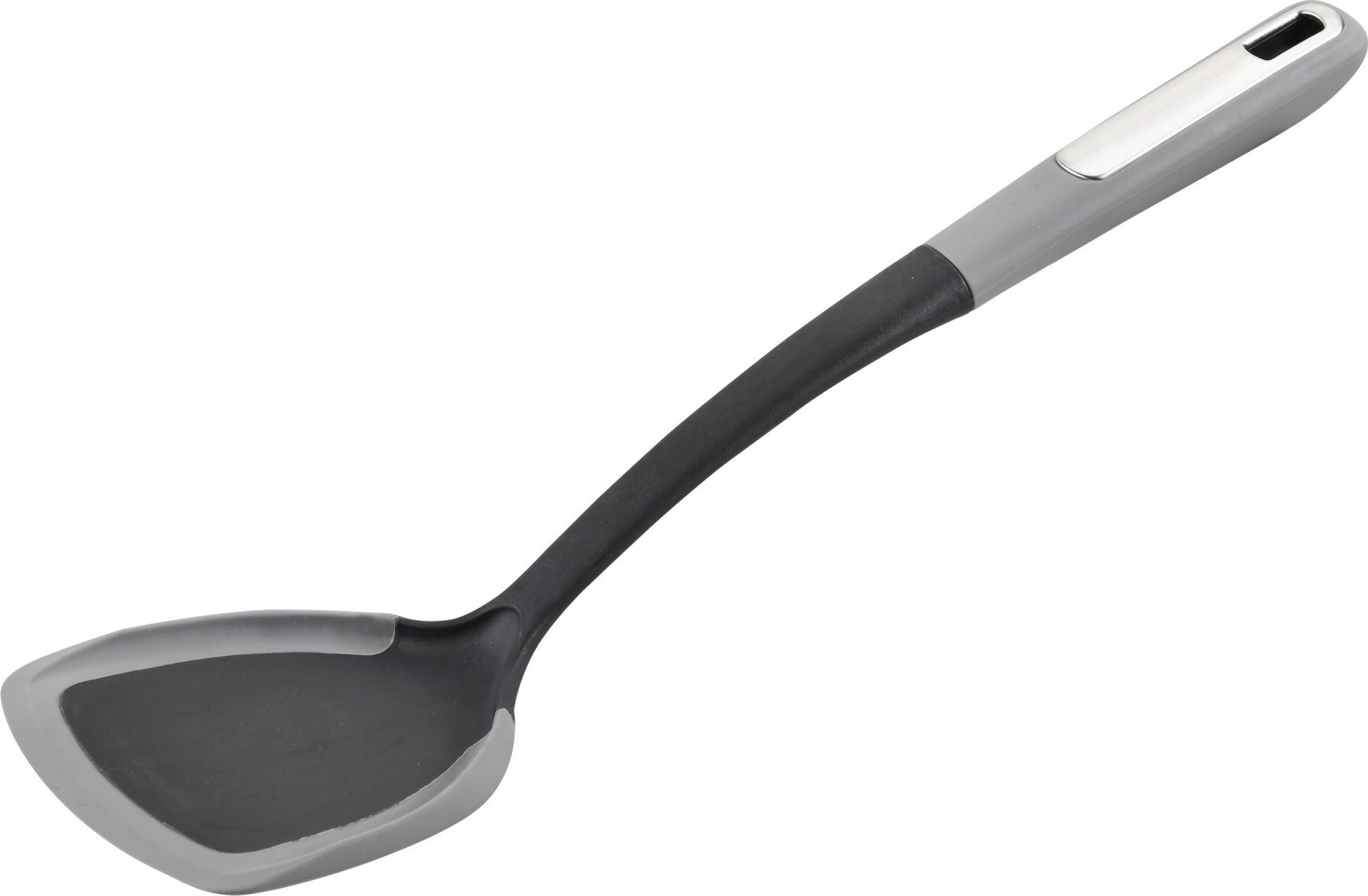 KESPER Obracačka so silikónovým okrajom 37 cm, sivá