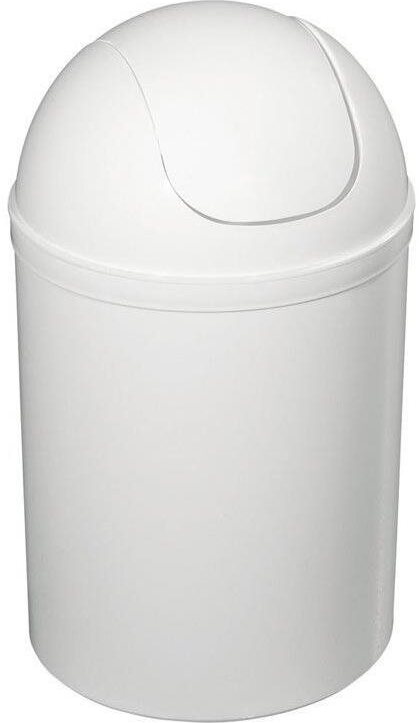 AQUALINE Odpadkový kôš výklopný, 5 l, plast, biely 20309