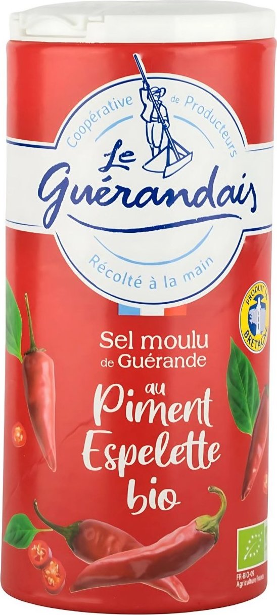 Le Guérandais Morská soľ s bio čili