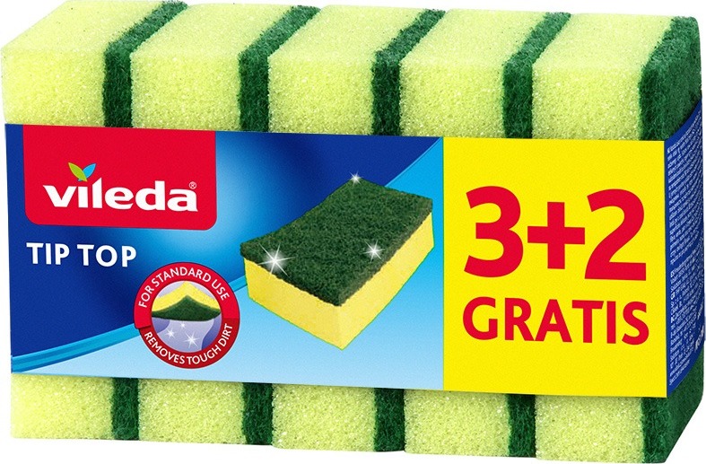 VILEDA Tip Top hubka 3+2 ks