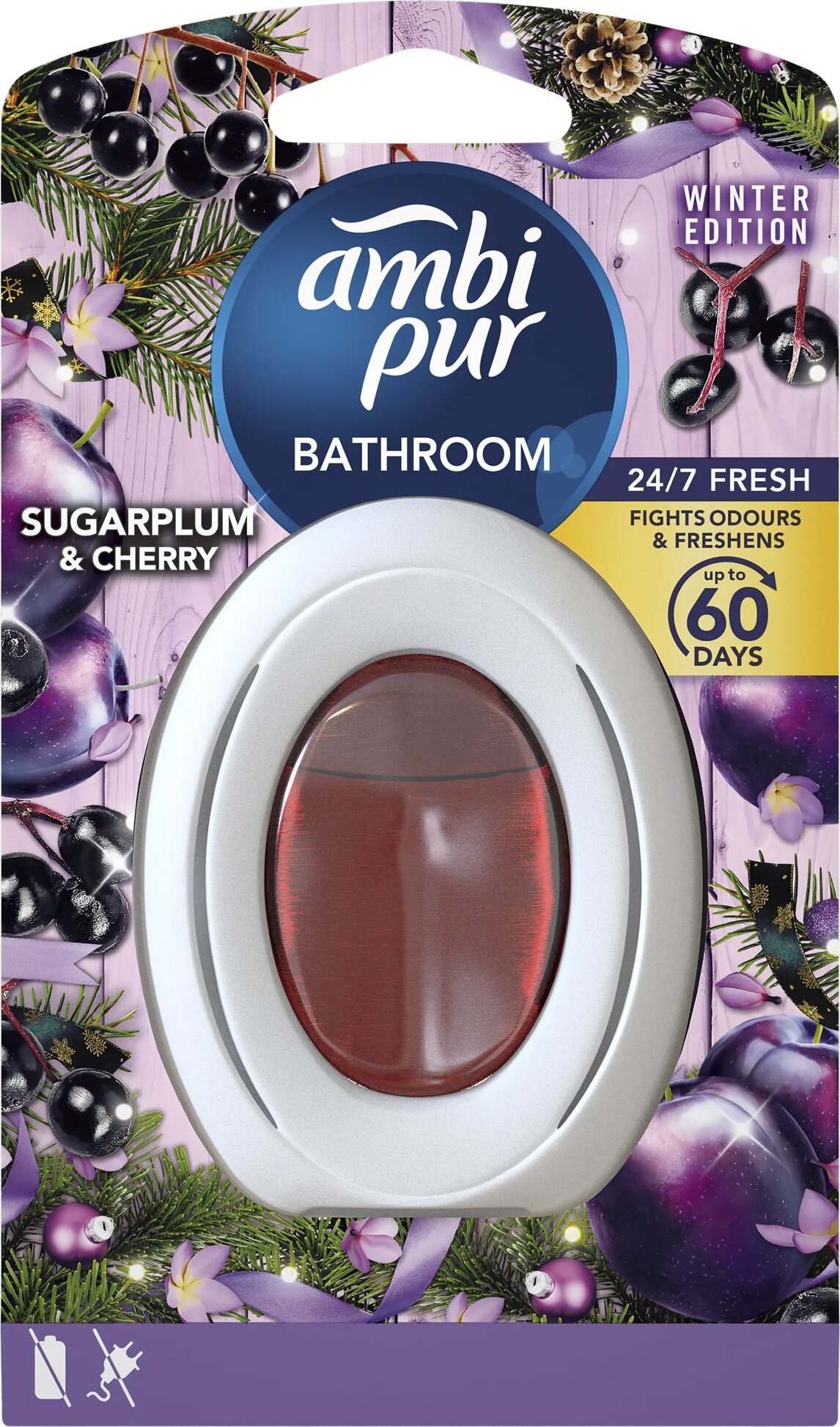 AMBI PUR Bathroom Sugarplum & Cherry X1 8 ml