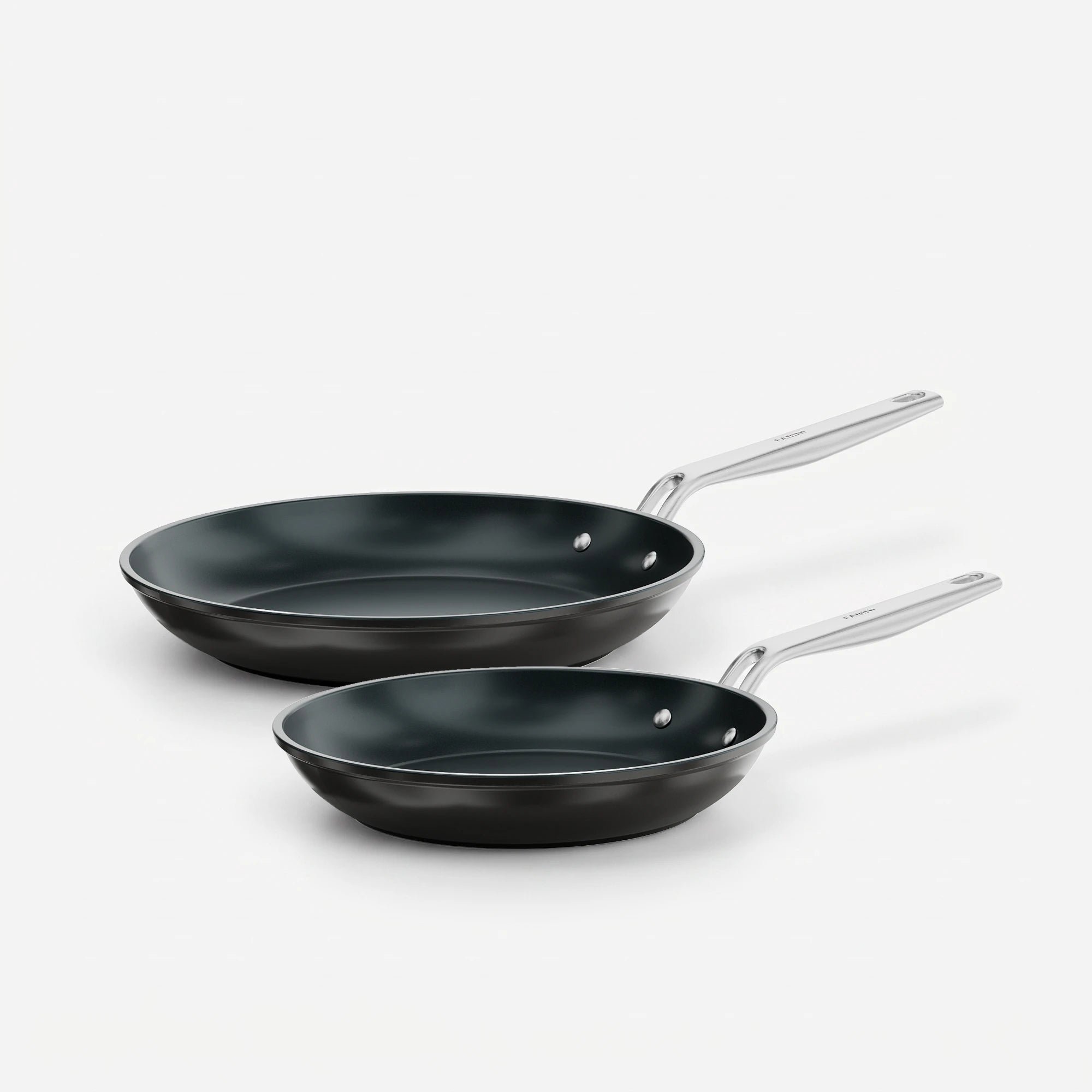 FABINI frying pan set Meda 5.0 Pro 24 cm + 28 cm, 2 pieces, black