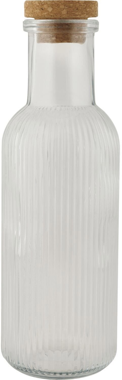 Cosy & Trendy Sklenená fľaša Raya s korkovým uzáverom, 1 l