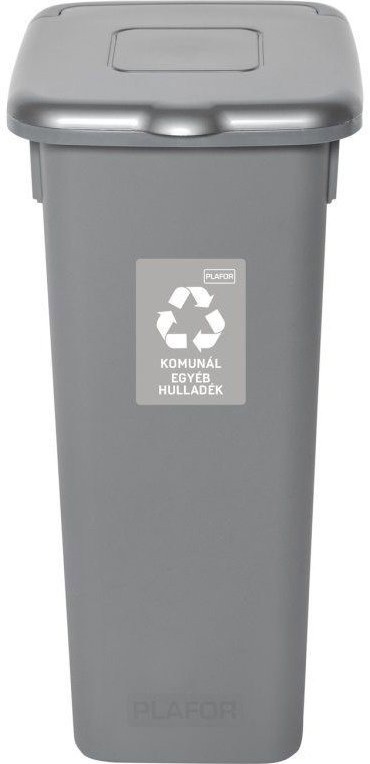 Igotrend Kôš separ. odpad 53 l FLAP BIN sivý/strieborný