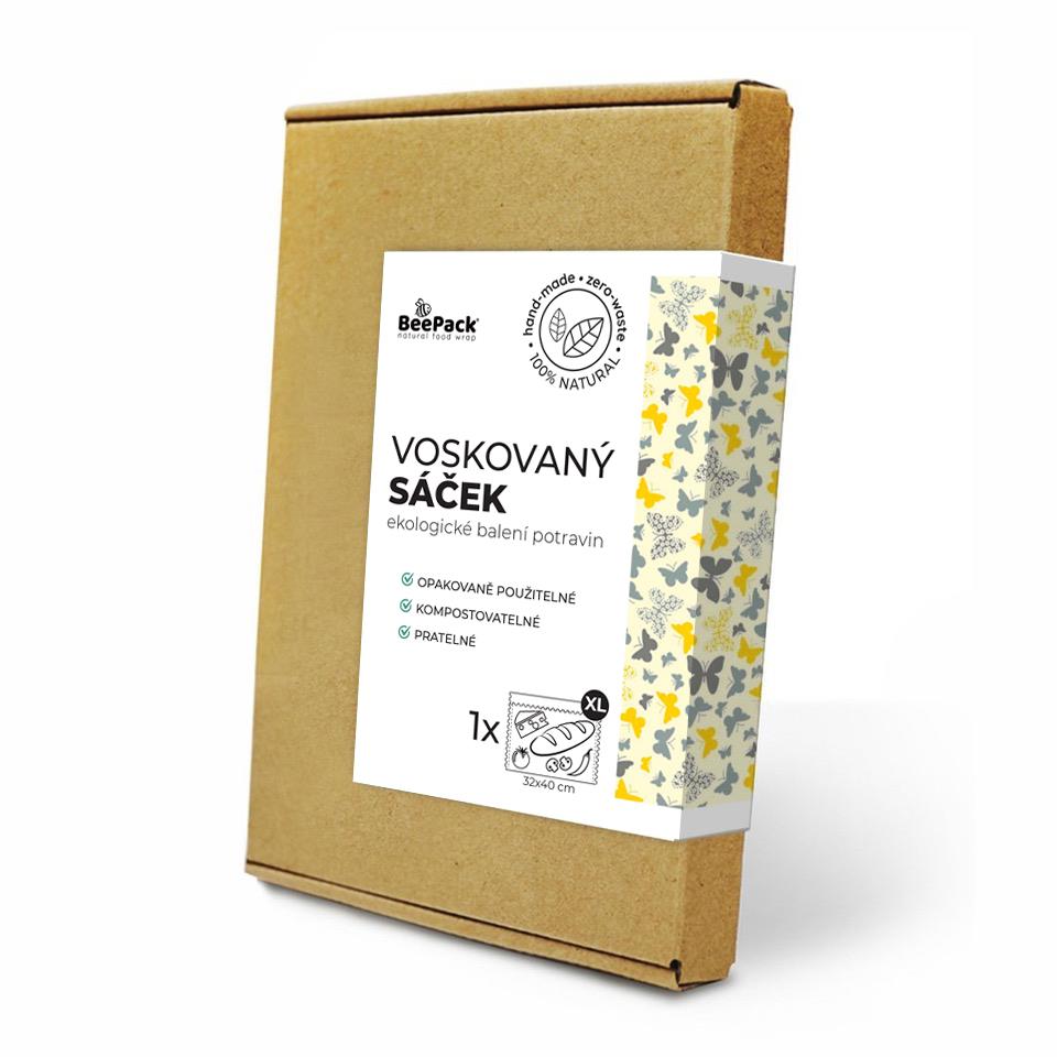 BEEPACK Voskované vrecko Motýliky, XL