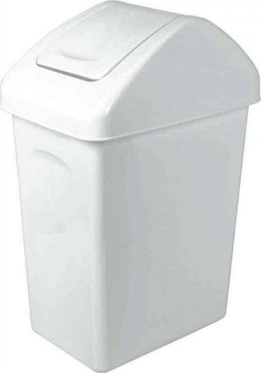 Branq Odpadkový kôš s výklopným vekem 10 l – biely