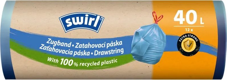 SWIRL Vrecia na ťažký odpad 240 l, 5 ks