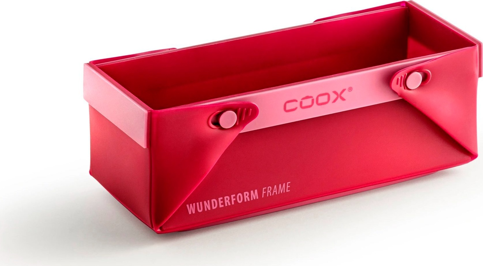 COOX Rozkladacia silikónová forma Wunderform Frame S, červená