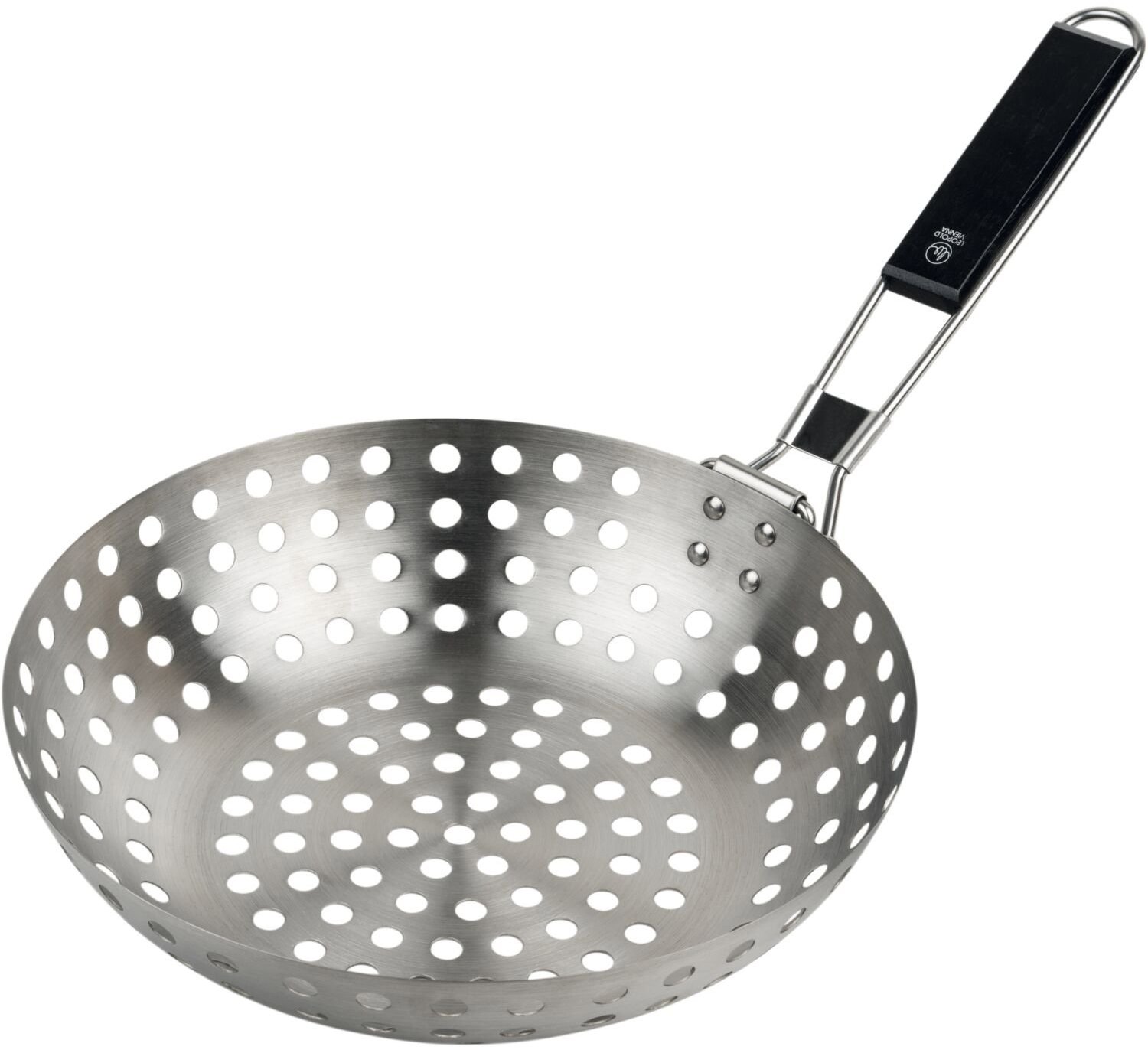 LEOPOLD VIENNA Grilovacia wok panvica antikorová, priemer 28 cm