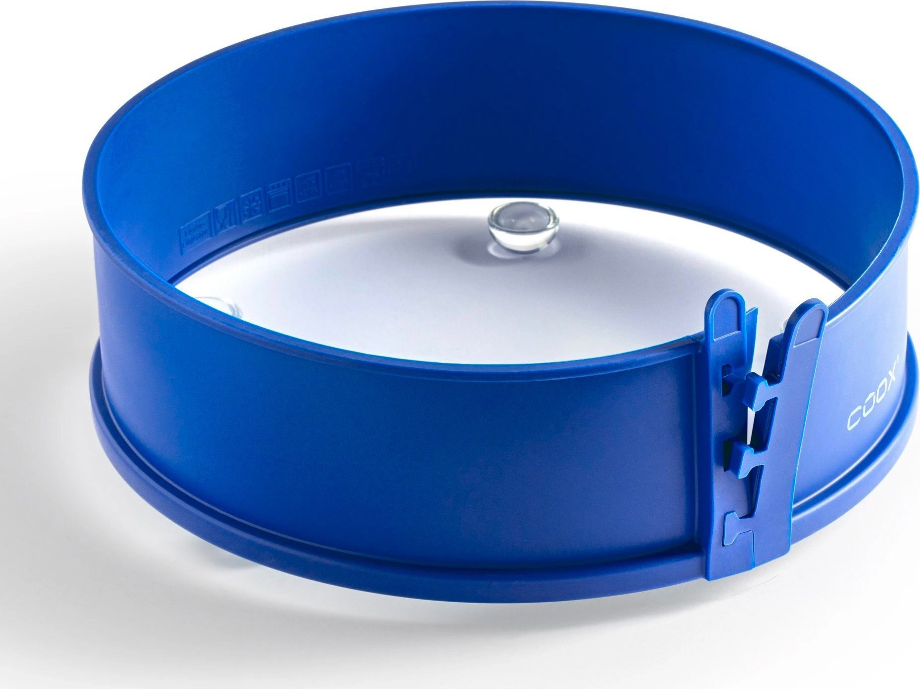 COOX Forma Spring priemer 26 cm so sklenenou základňou a nožičkami, modrá