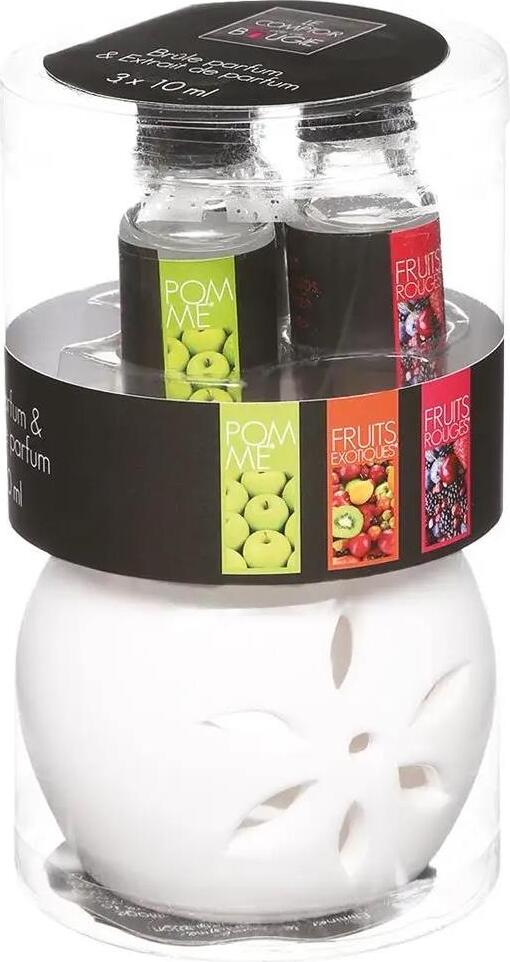 ATMOSPHERA súprava vonných olejov s aróma lampou Fruits 10 ml (3 ks)