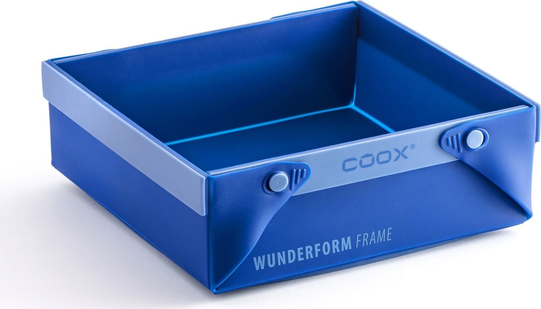 COOX Rozkladacia silikónová forma Wunderform Frame SQ, modrá