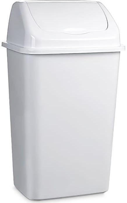 Plastic Forte kôš odpadkový 30 l výklopný biely
