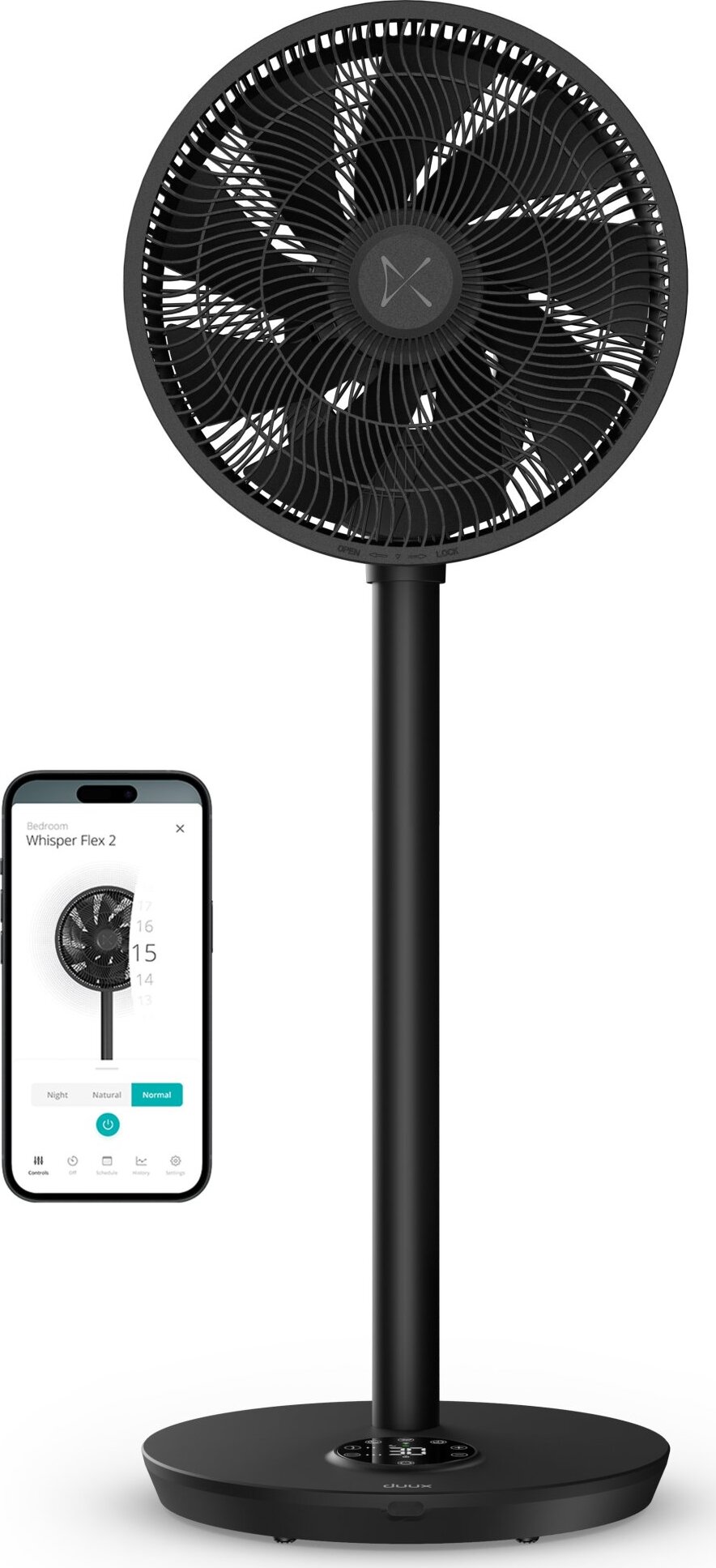 Duux DXCF70 Whisper Flex 2 Smart black