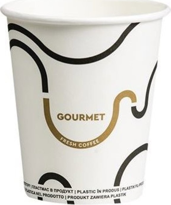 Intertan SA Tessera Téglik papierový Gourmet white 220 ml, 50 ks