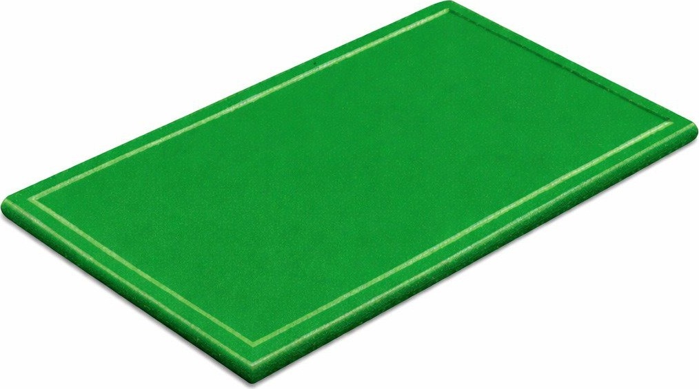 Gastro Doštička na krájanie plastová 50 × 30 × 2 cm, s drážkou, zelená