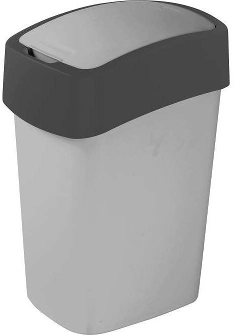Curver Flipbin 10 l sivý