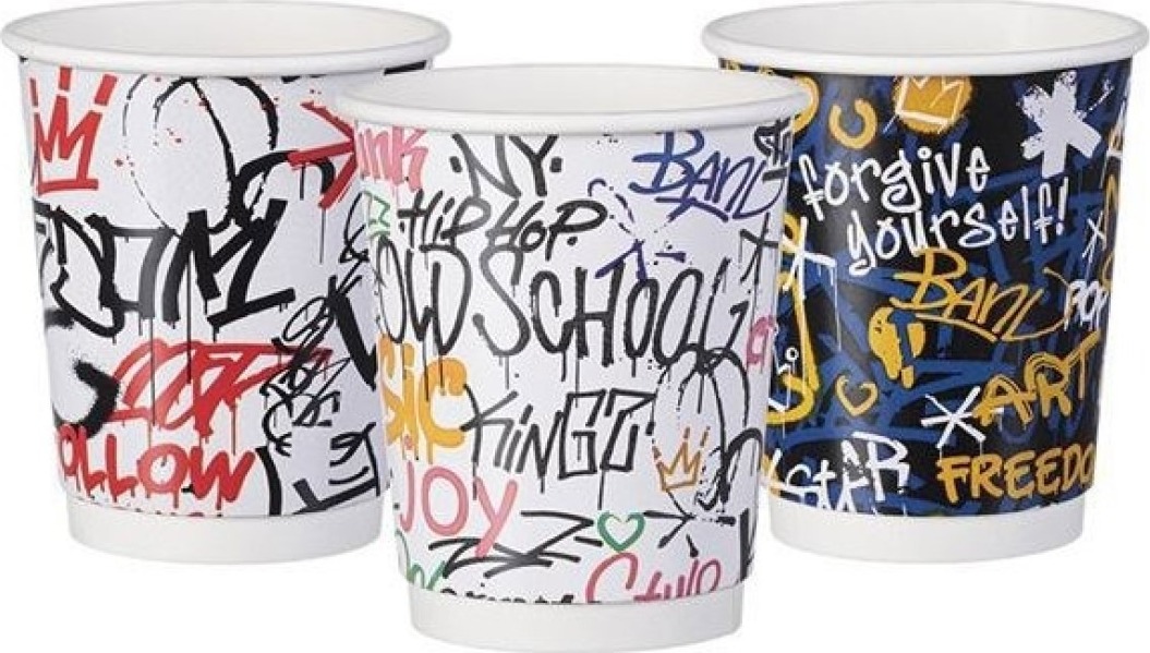 Intertan SA Tessera Téglik papierový Graffiti mix 220 ml, 25 ks