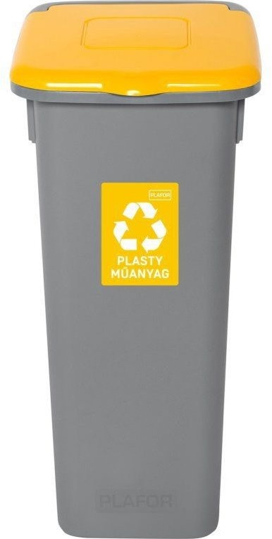 Igotrend Kôš separ. odpad 53 l FLAP BIN sivý/žltý