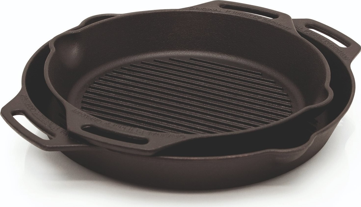 Petromax GP35 Grilovacia liatinová panvica s dvoma úchytmi 35 cm