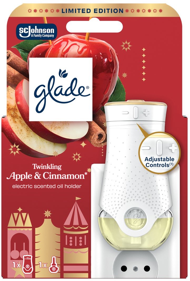 GLADE Electric Twinkling Apple&Cinnamon 20 ml
