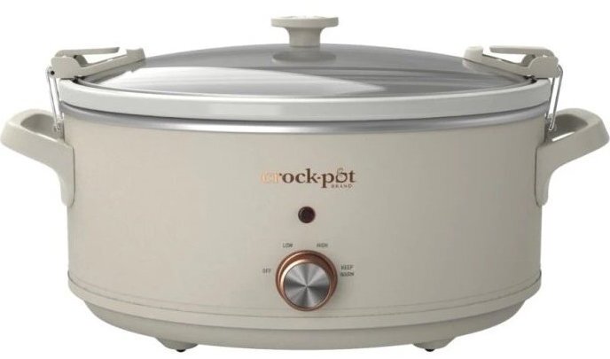 Crockpot Pomalý hrniec 9,5 l, béžový, manuálny