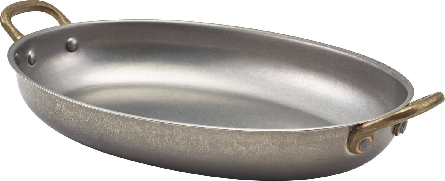 GENWARE Servírovací hrniec oválny, antikoro Vintage, objem 1 l, výška 4 cm