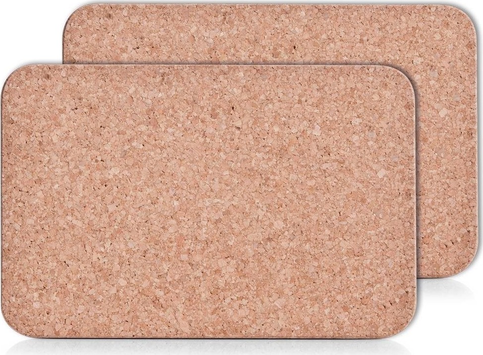 ZELLER Podložka pod hrniec z korku súprava 2 ks obdĺžnikový, 30 × 20 cm