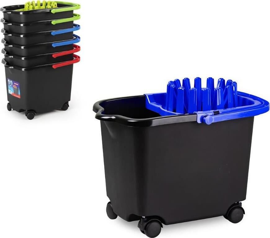 Plastic Forte Vedro 15 l s kolieskami + žmýkací kôš