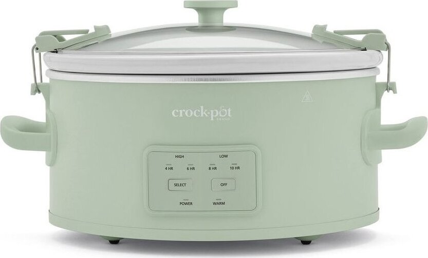Crockpot Pomalý hrniec 5,6 l, zelený, digitálny