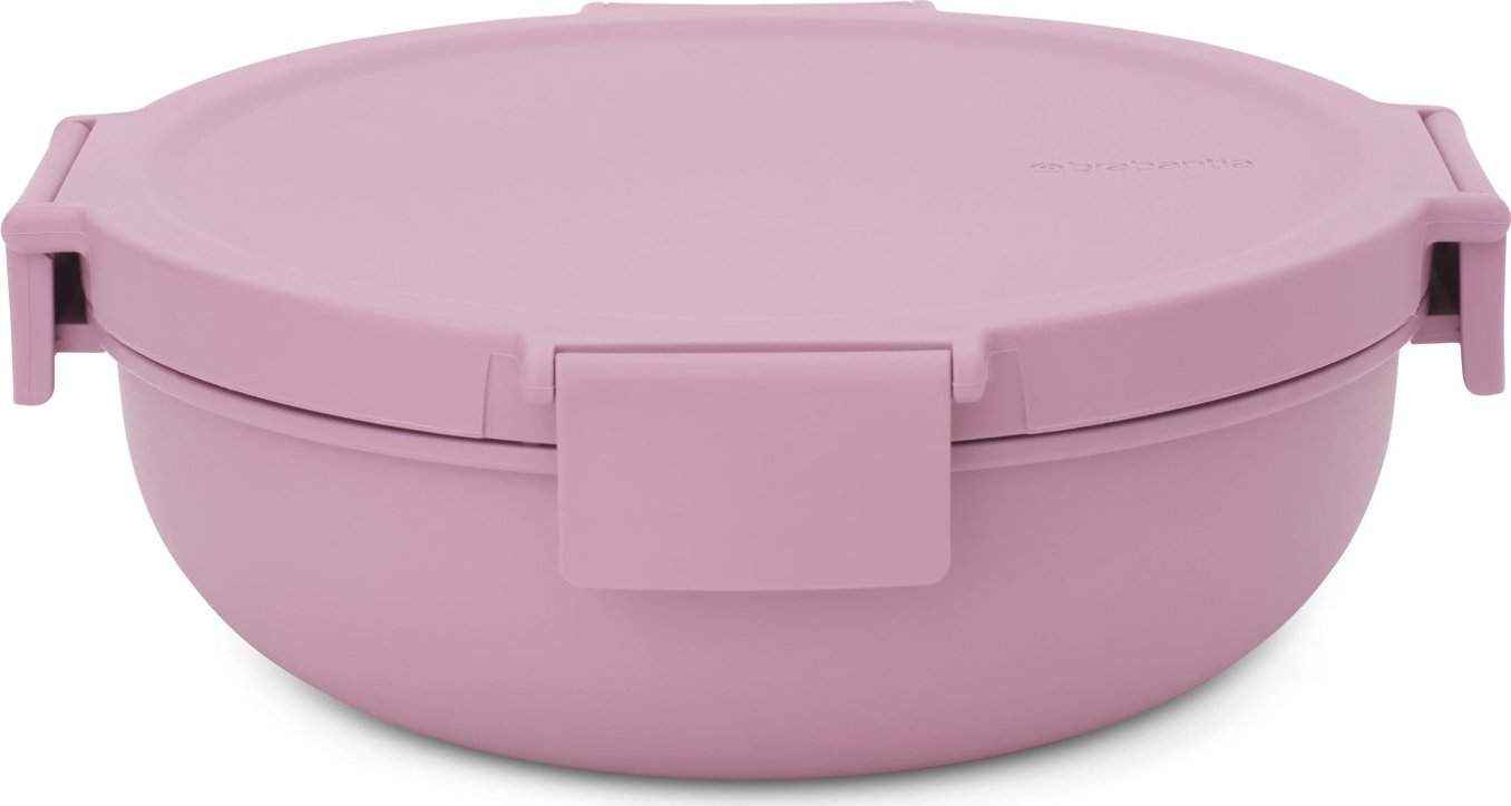 Brabantia Šalátová miska Make & Take, 1,3 l – Lilac Pink