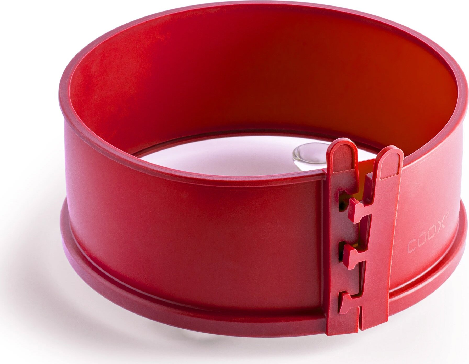 COOX Forma Spring priemer 18 cm so sklenenou základňou a nožičkami, červená